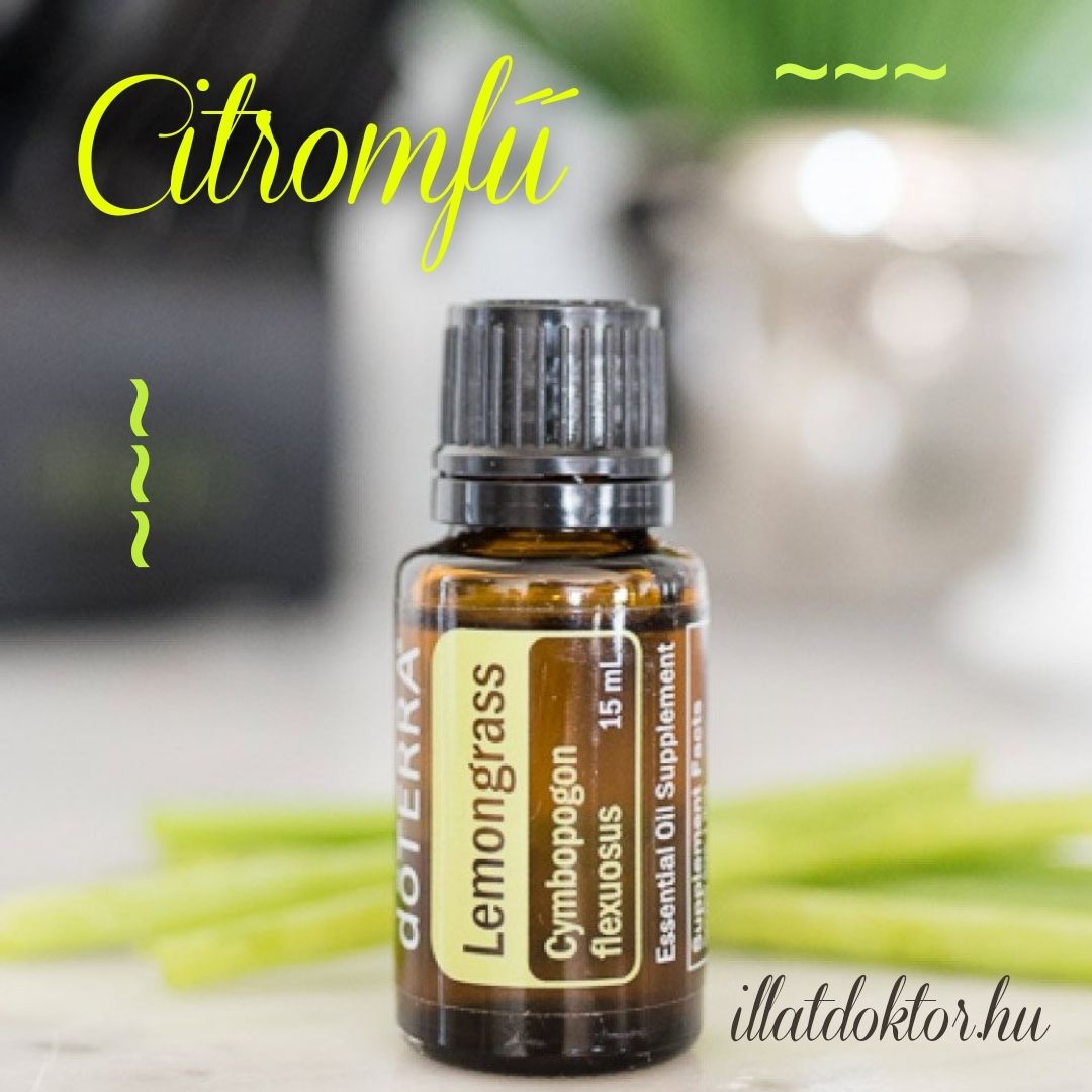 Indiai citromfű - Lemongrass 15ml - Tisztítás olaja