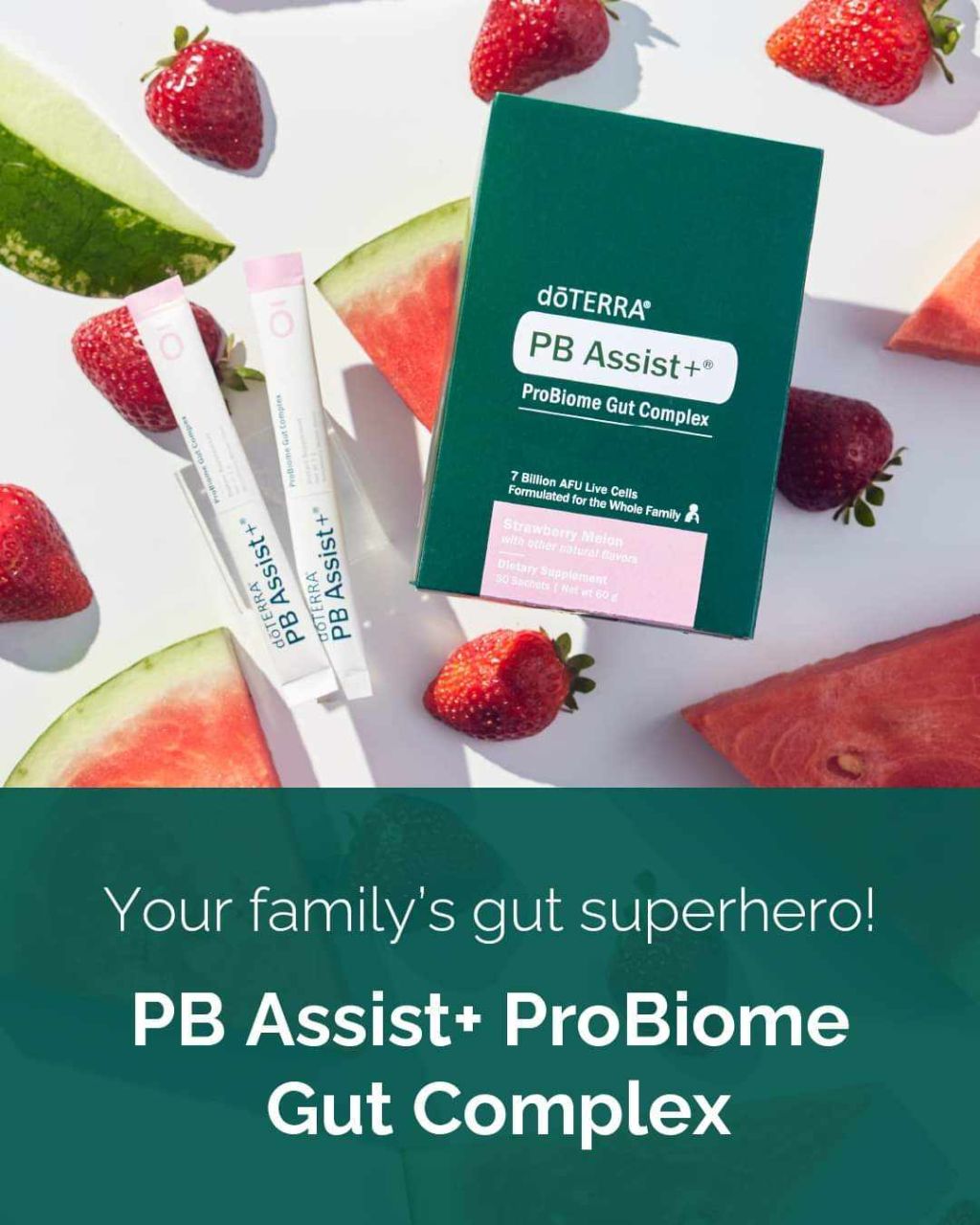 PB Assist™ Jr. 60g 30db Probiotikum Eper/Dinnye Ízű Por