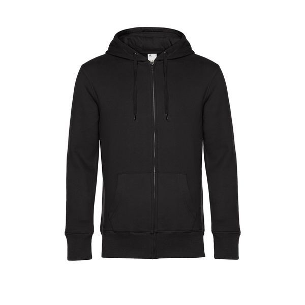 Unisex kapucnis pulóver zipp BC