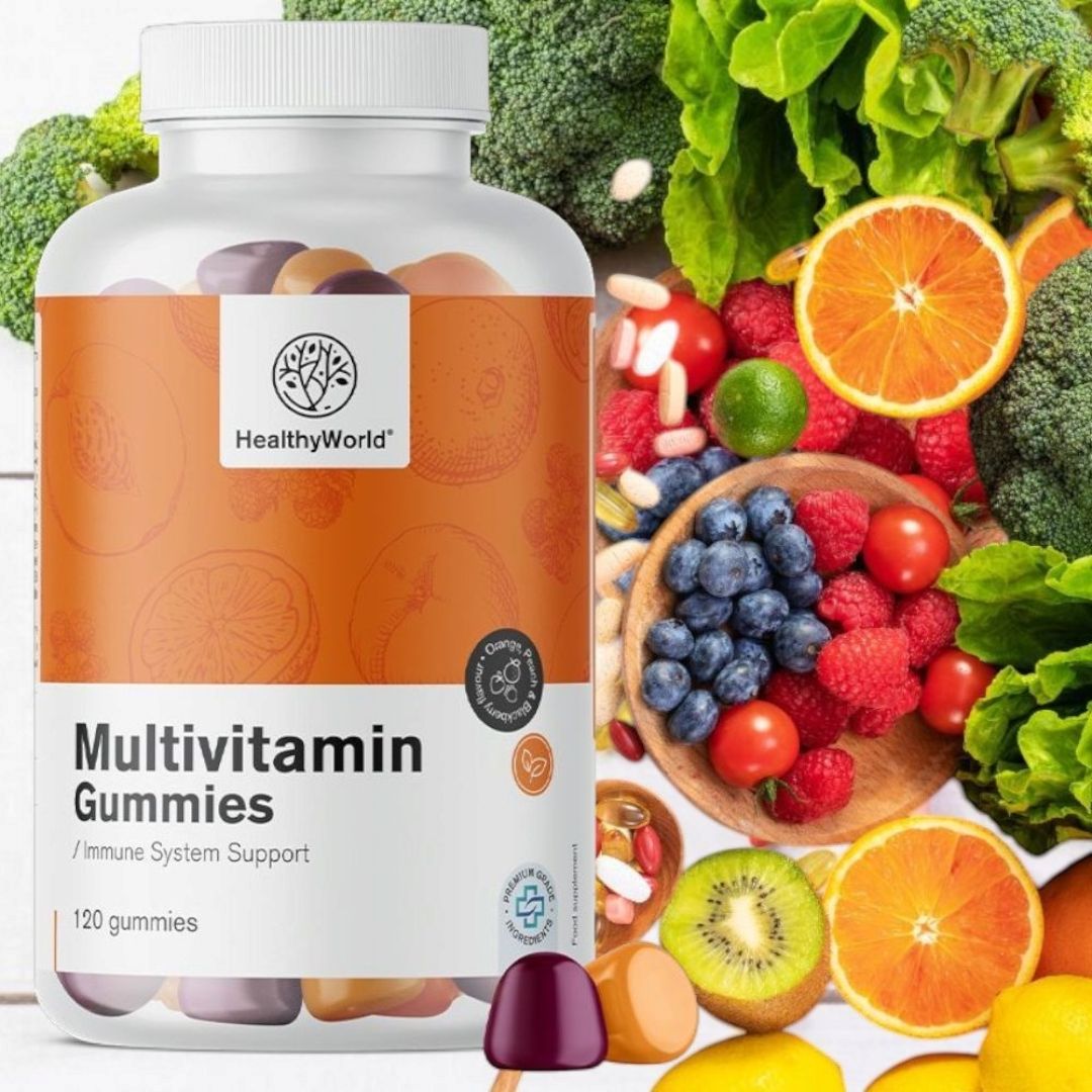 Multivitaminok, 120db gumicukor