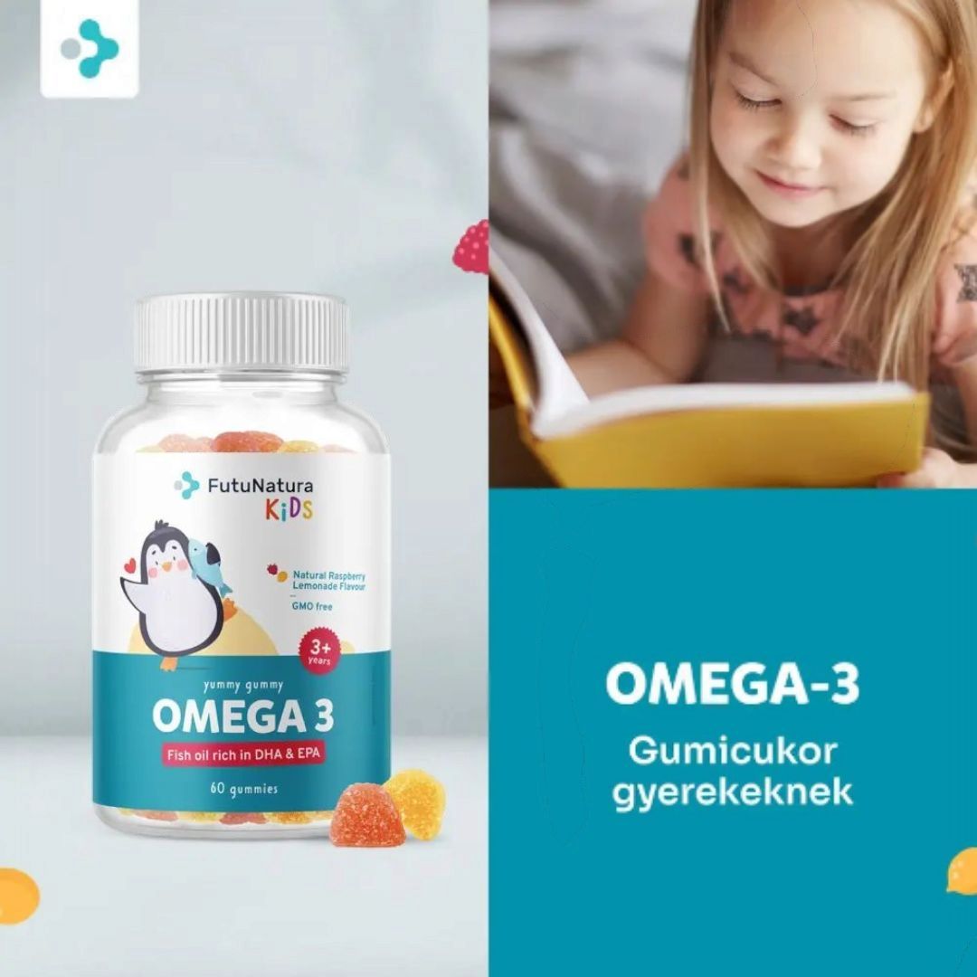 OMEGA-3 – Gumicukor gyerekeknek, 60db gumicukor