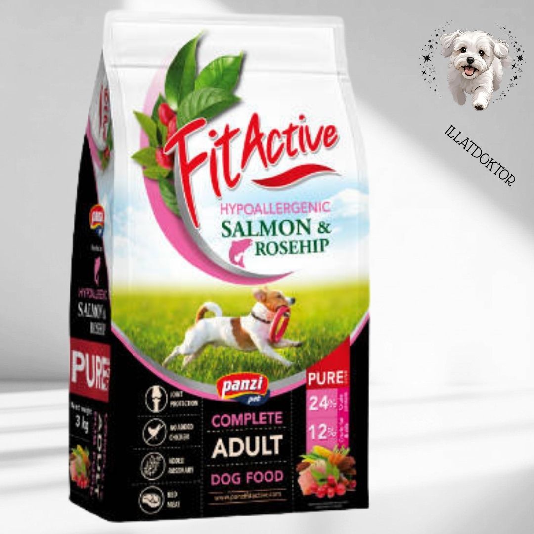 FitActive PURE SMALL 3kg Hypoallergenic SALMON-ROSEHIP FitActive PURE SMALL 3kg Hypoallergenic SALMON-ROSEHIP