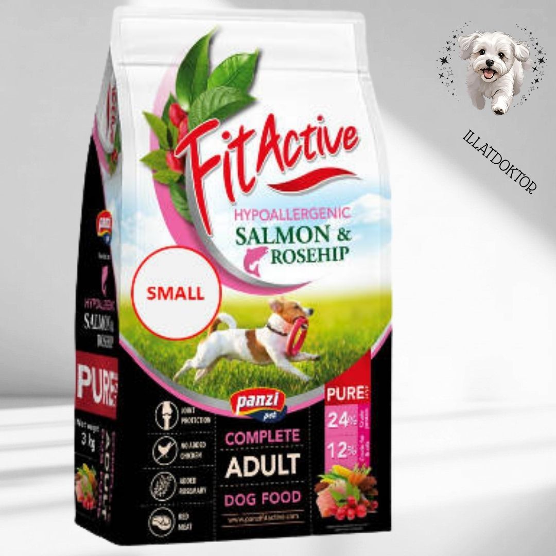 FitActive PURE SMALL 3kg Hypoallergenic SALMON-ROSEHIP FitActive PURE SMALL 3kg Hypoallergenic SALMON-ROSEHIP