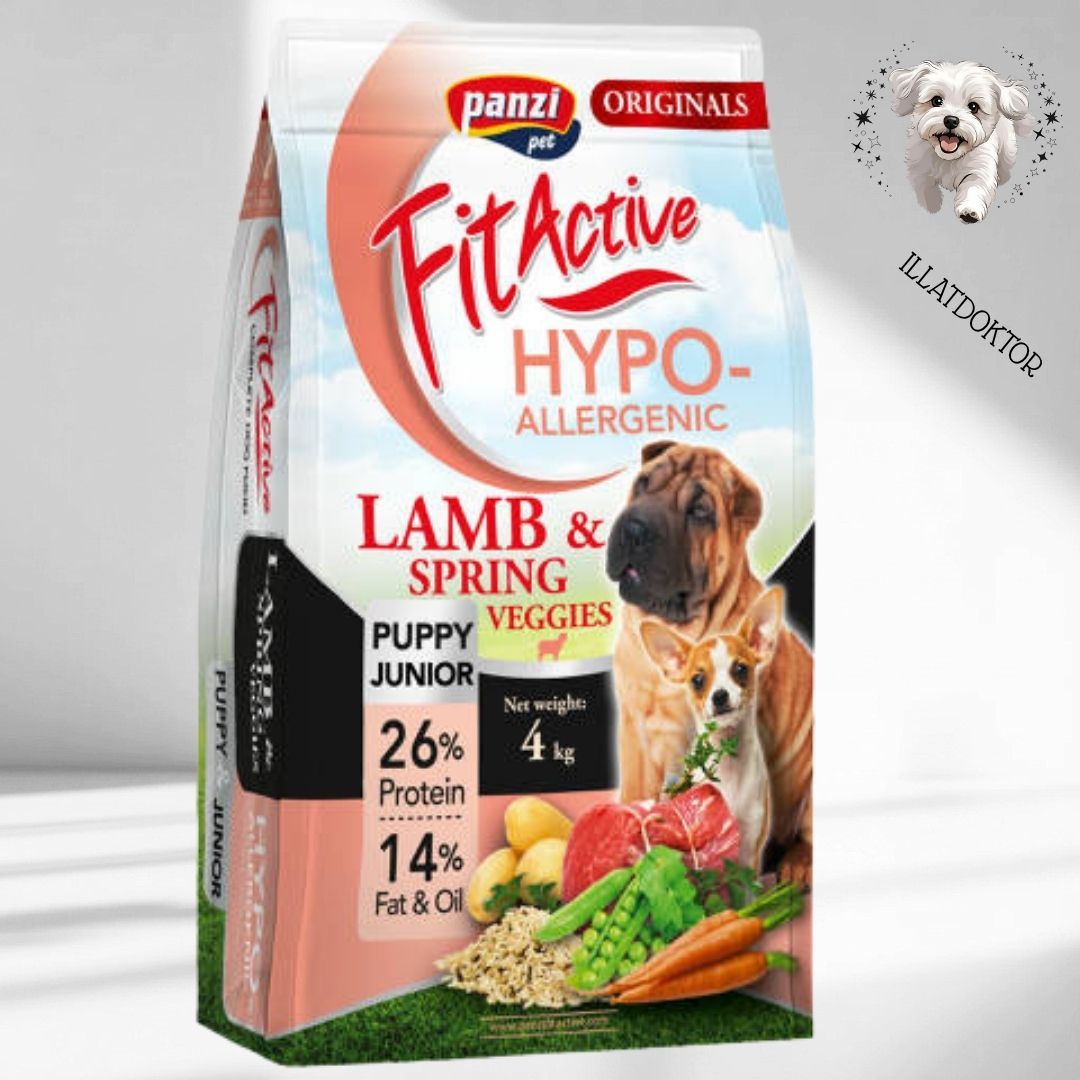 FitActive ORIGINALS HYPOALLERGENIC Puppy&Junior Lamb&Spring Veggies (bárány&tavaszi zöldségek) 4kg
