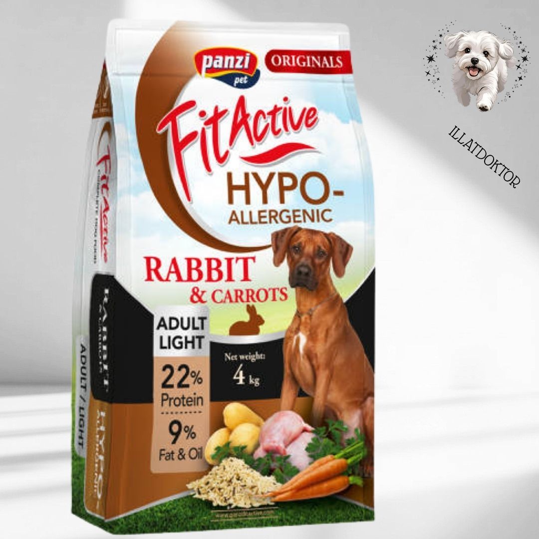 FitActive ORIGINALS 4kg Hypoallergenic ADULT LIGHT Rabbit and Carrots