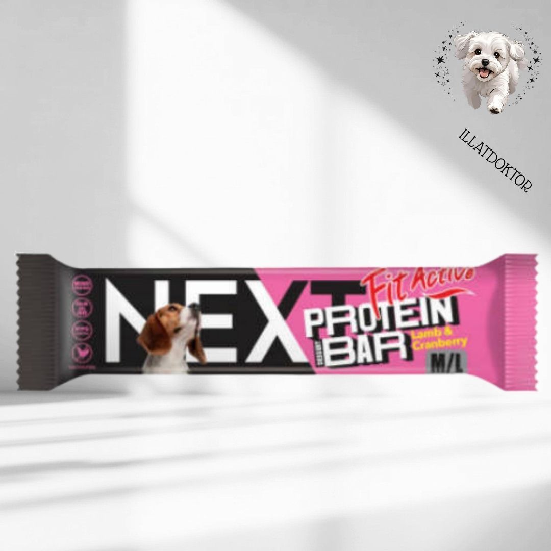 FitActiveNEXT Protein dessert Bar 55g Lamb&Cranberry (bárány&vörösáfonya) - Jutalomfalat kutyák részére