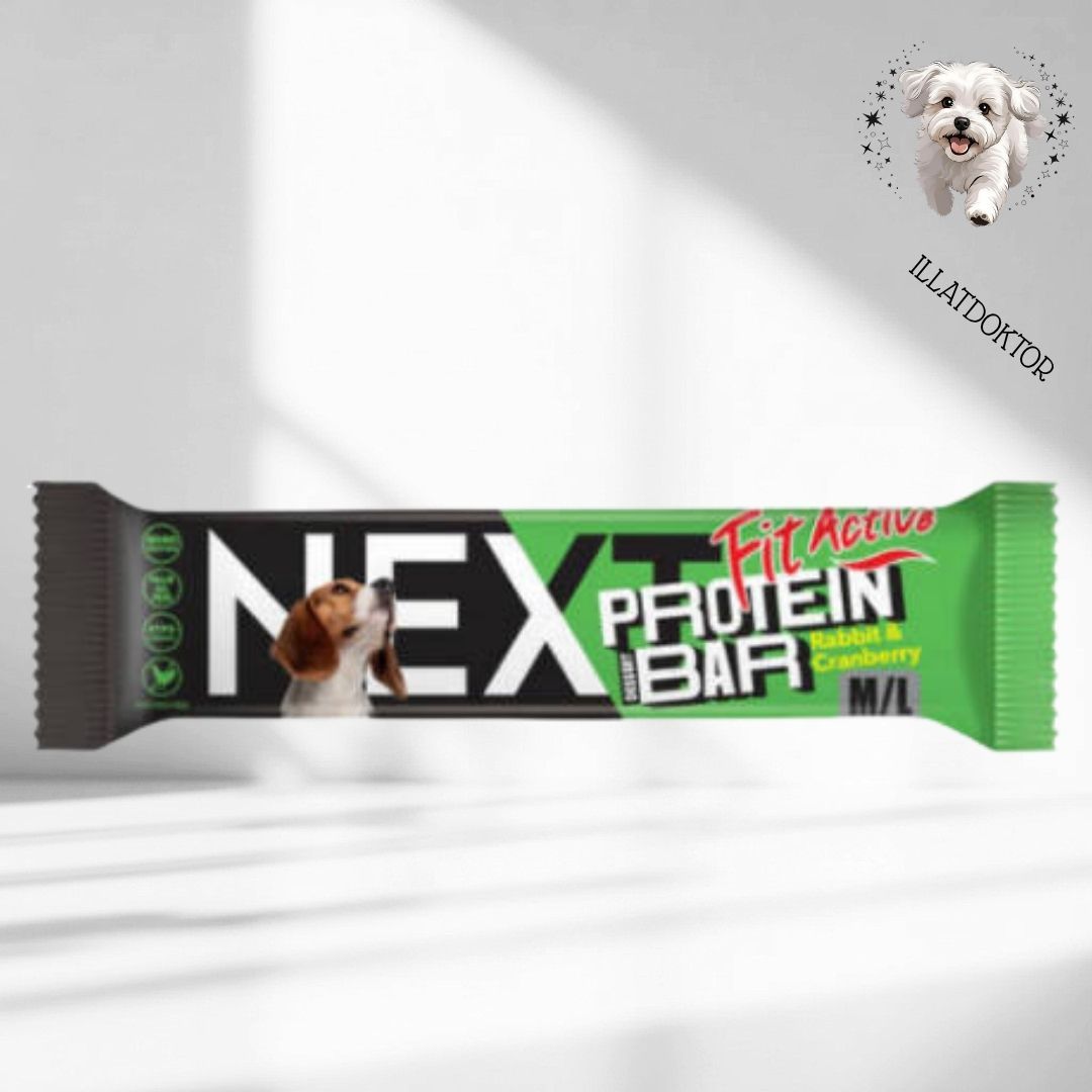 FitActiveNEXT Protein dessert Bar 55g Rabbit&Cranberry (nyúl&vörösáfonya) - Jutalomfalat kutyák részére