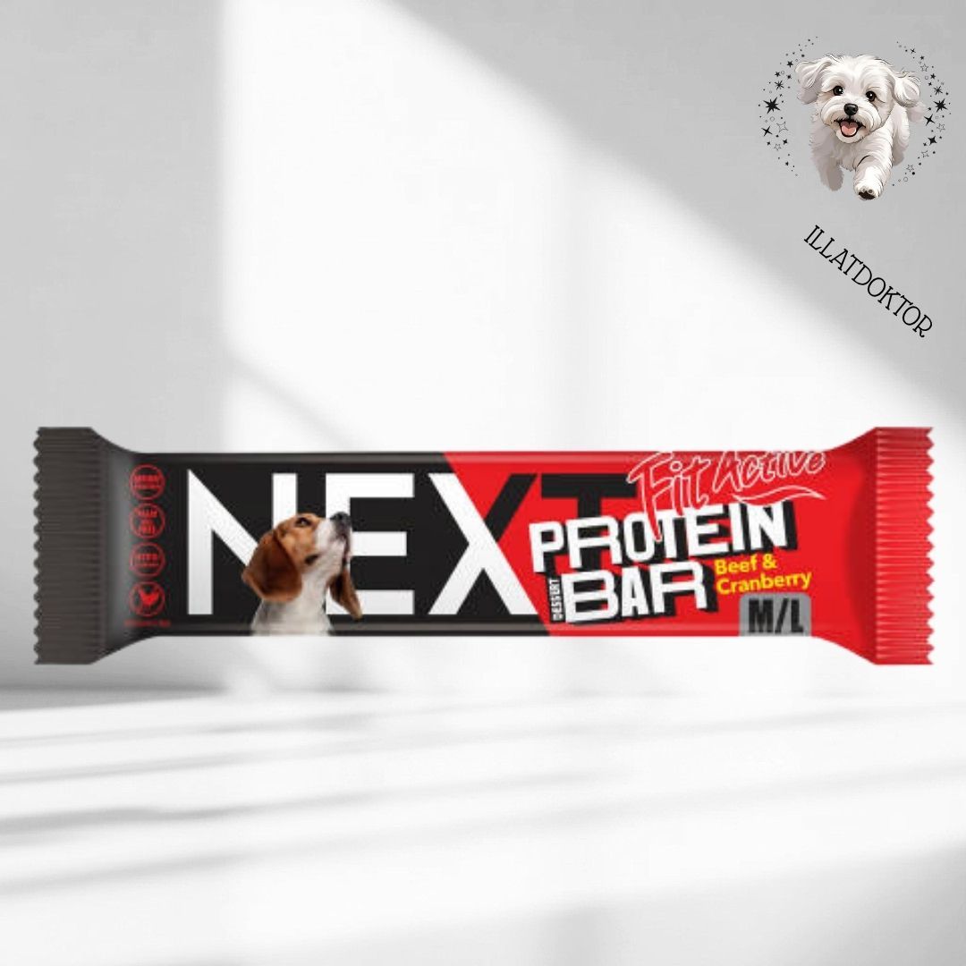 FitActiveNEXT Protein dessert Bar 55g Beef&Cranberry (marha&vörösáfonya) - Jutalomfalat kutyák részére
