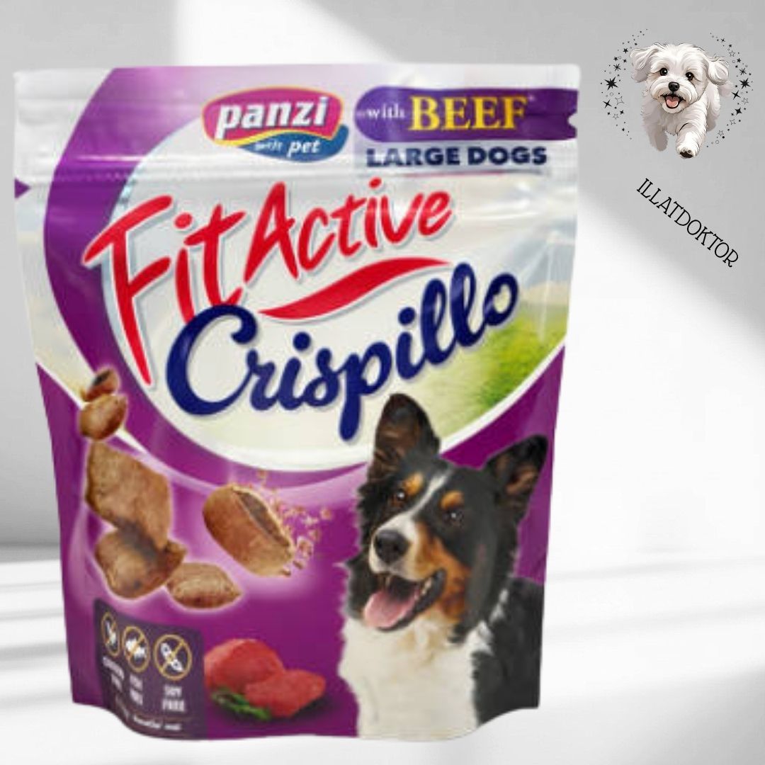 FitActive Crispillo Snack LARGE - Jutalomfalat (marhás) kutyák részére (180g) FitActive Crispillo Snack LARGE - Jutalomfalat (marhás) kutyák részére (180g)