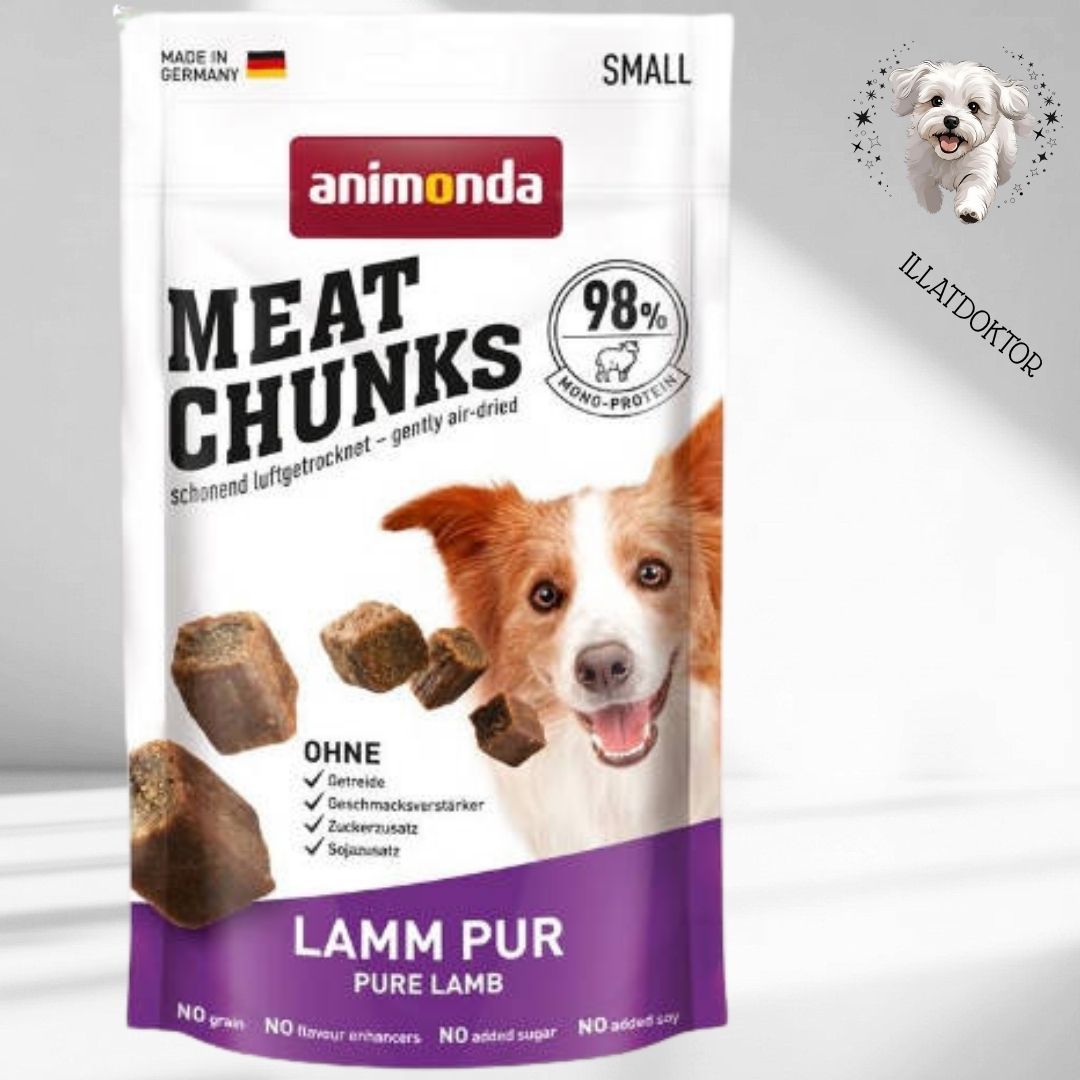 Animonda Meat Chunks Lamm pur - jutalomfalat (bárány) kutyák részére (60g)