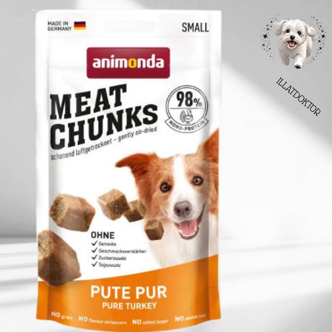 Animonda Meat Chunks Pute pur - jutalomfalat (pulyka) kutyák részére (60g)