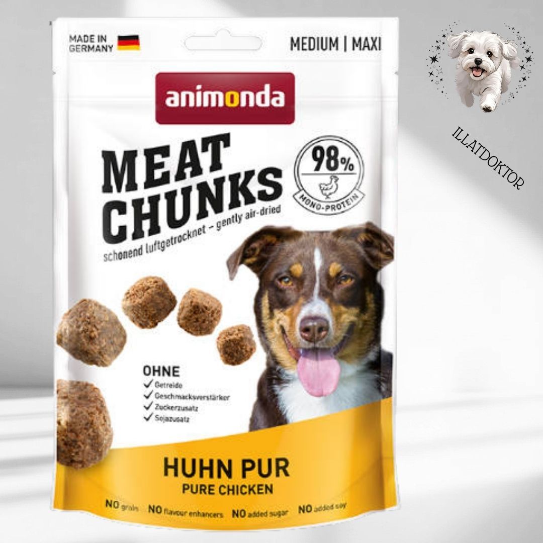 Animonda Meat Chunks Chicken pur - jutalomfalat (csirke) kutyák részére (80g)