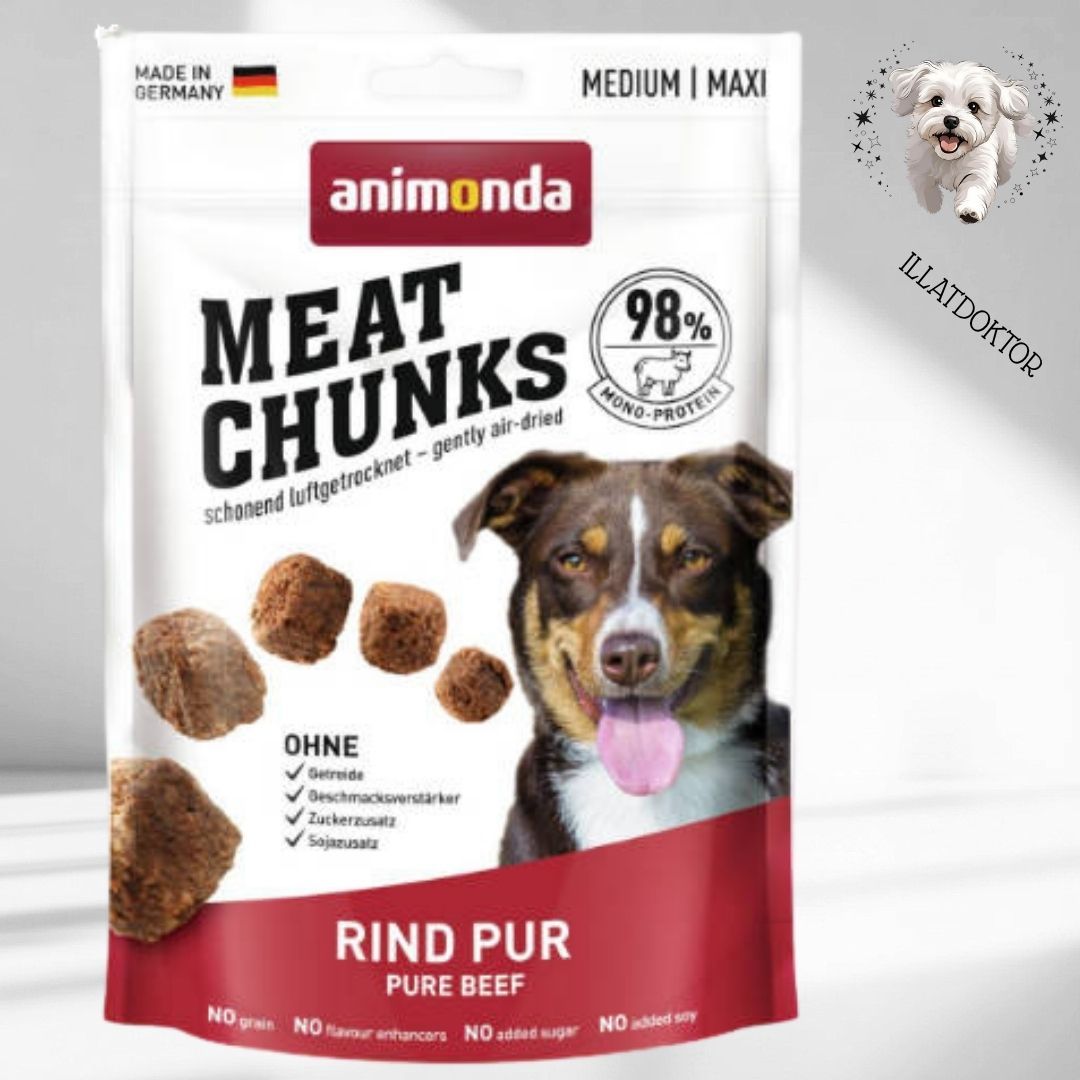 Animonda Meat Chunks Beef pur - jutalomfalat (marha) kutyák részére (80g) Animonda Meat Chunks Beef pur - jutalomfalat (marha) kutyák részére (80g)