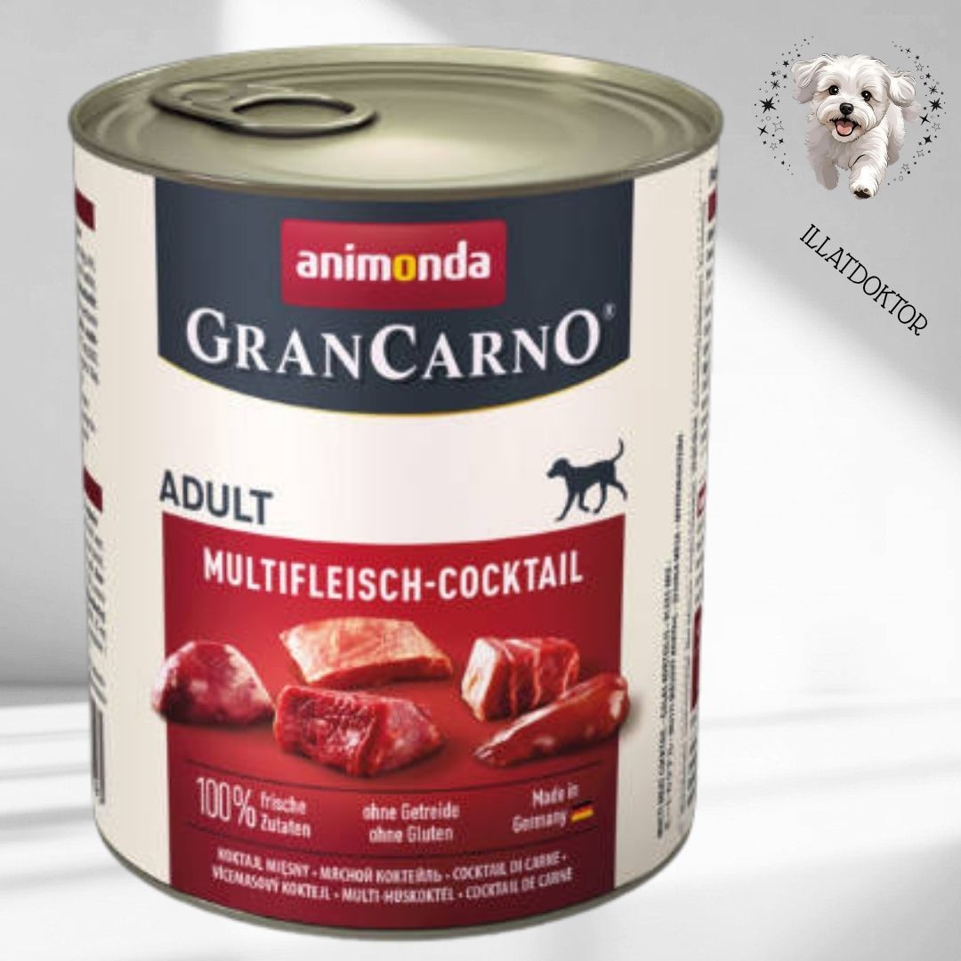 Animonda GranCarno Adult (multihús-koktél) konzerv - Felnőtt kutyák részére (800g)