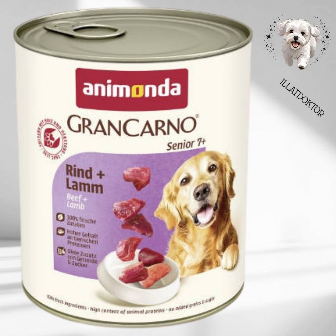 Animonda GranCarno Senior (borjú,bárány) konzerv - Idős kutyák részére (800g) Animonda GranCarno Senior (borjú,bárány) konzerv - Idős kutyák részére (800g)
