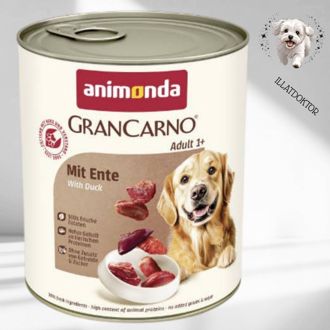 Animonda GranCarno Adult (kacsa) konzerv - Felnőtt kutyák részére (800g)