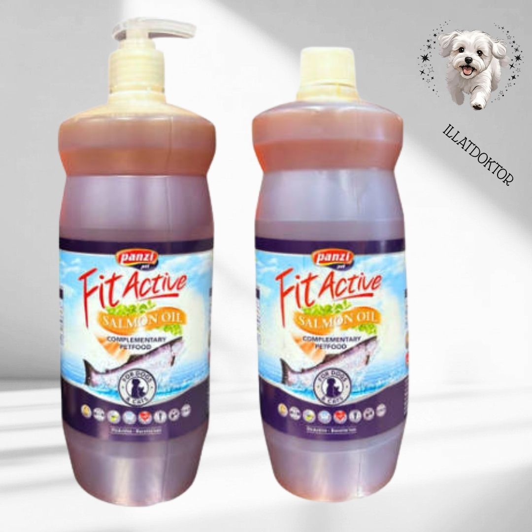 FitActive Salmon oil - Lazacolaj (kiegészítő eledel kutyák és macskák részére) 1000 ml FitActive Salmon oil - Lazacolaj (kiegészítő eledel kutyák és macskák részére) 1000 ml