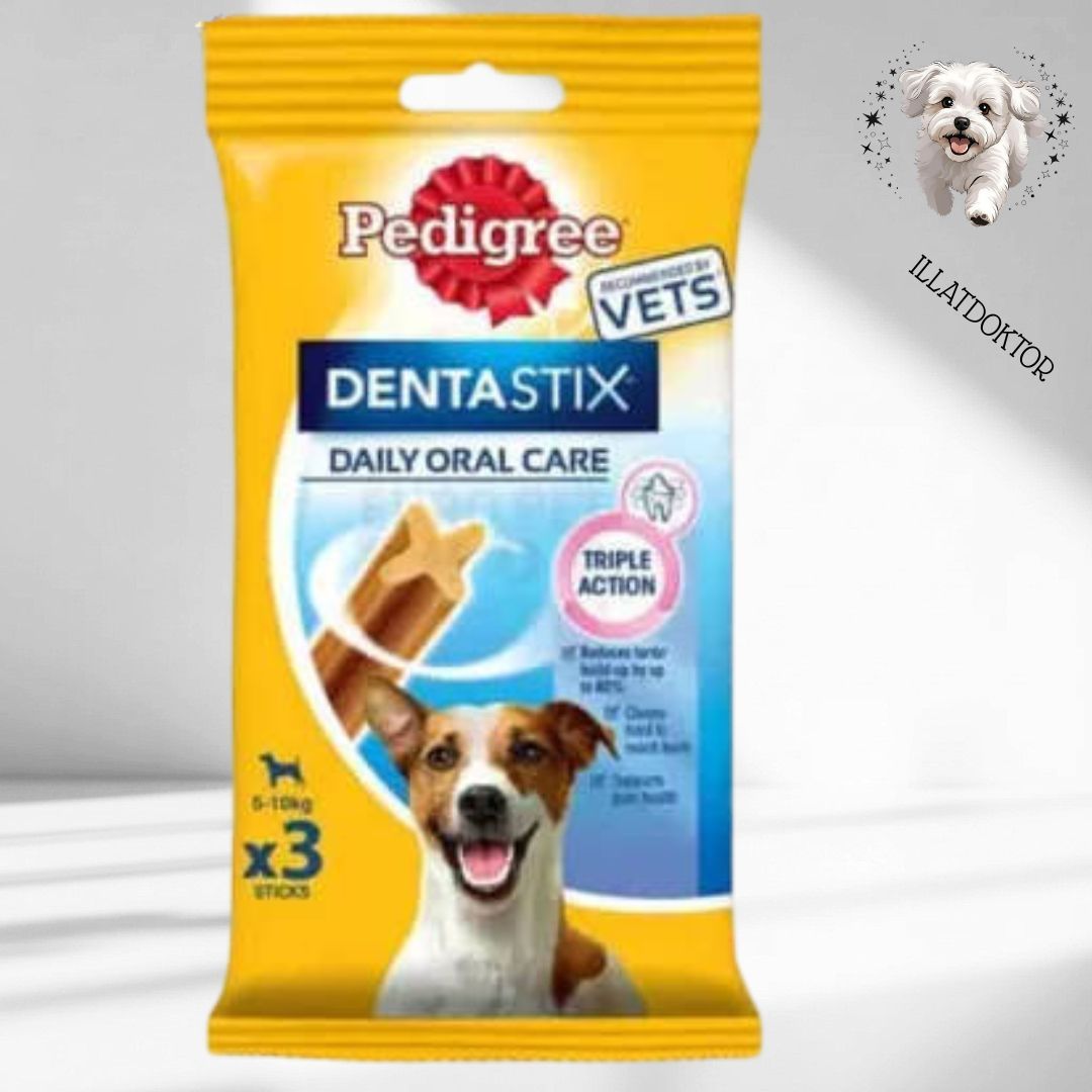 Pedigree DentaStix 5-10kg - jutalomfalat (fogtisztító) Kistestű kutyák részére (3db/45g)