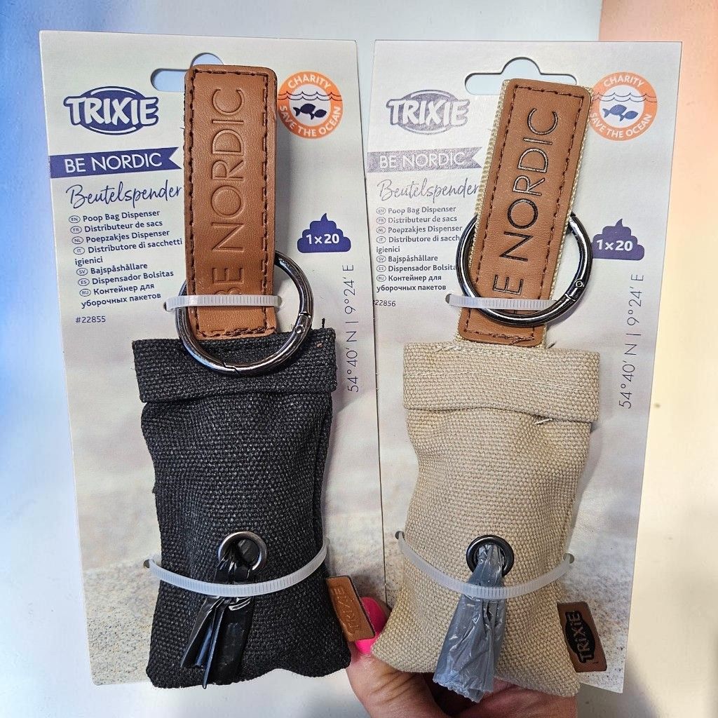 Trixie BE NORDIC Poop Bag dispenser - ürülékzacskó tartó (vászonhatású) 1db/20 zacskó